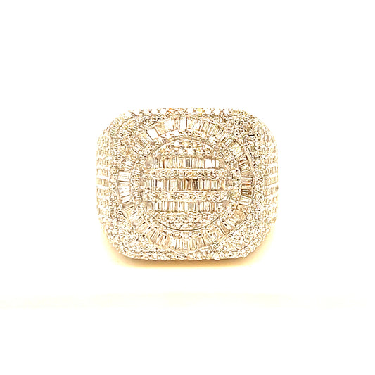 14K Baguette Diamond Ring