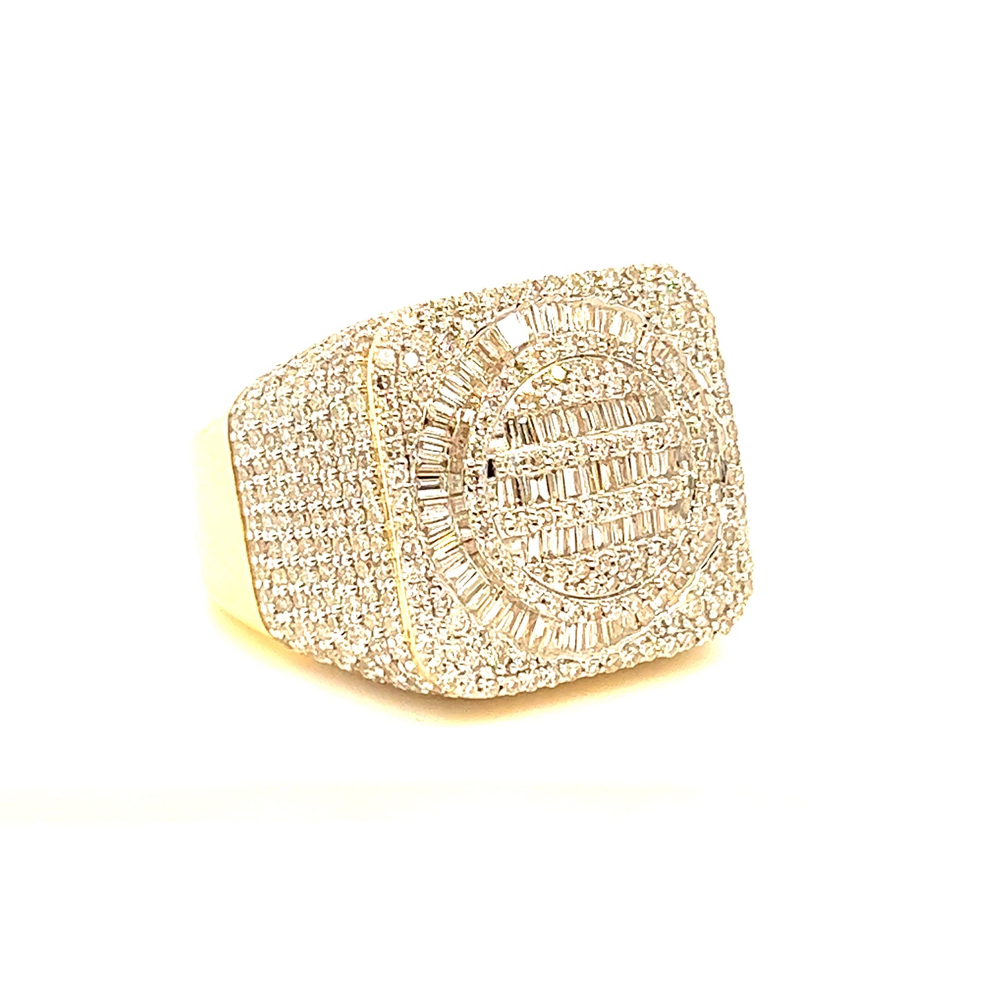 14K Baguette Diamond Ring