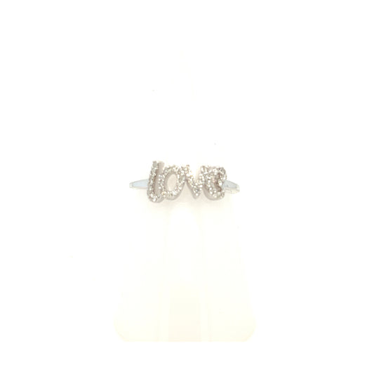 14KW Diamond Love Ring